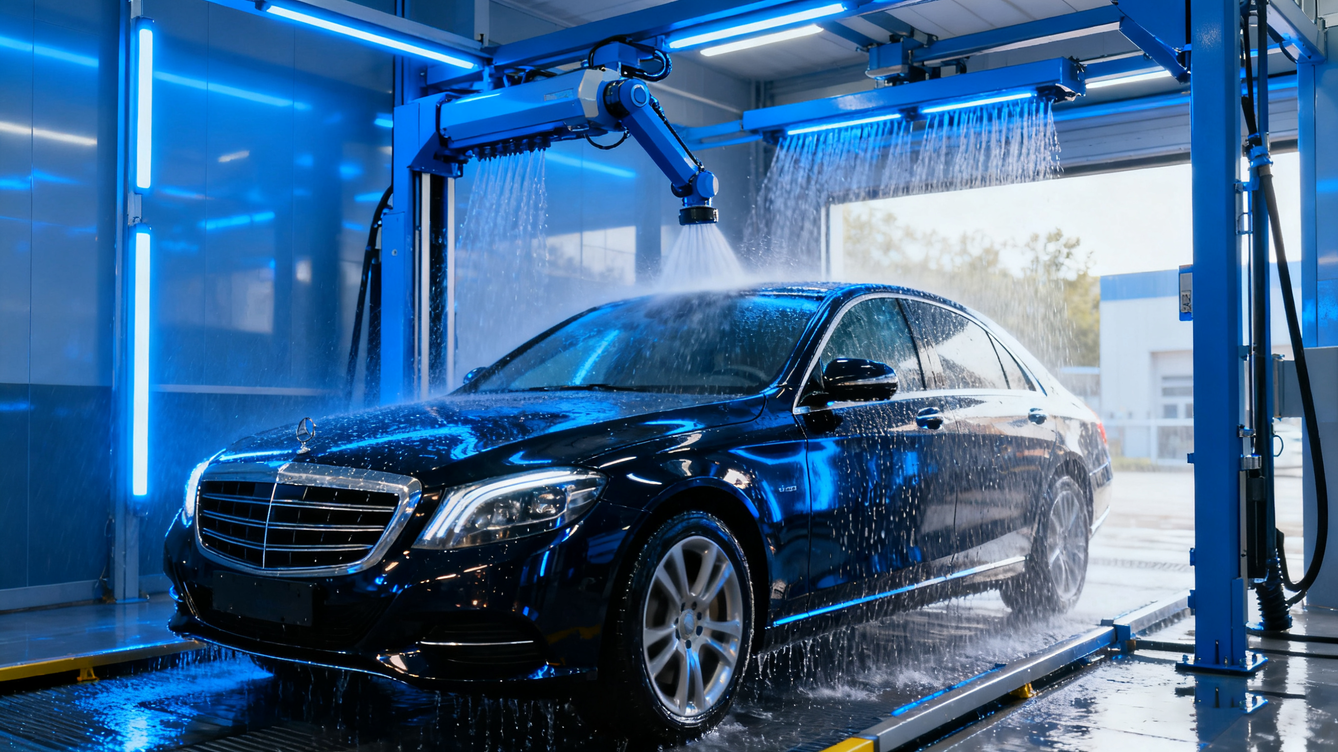 modern car washing machine